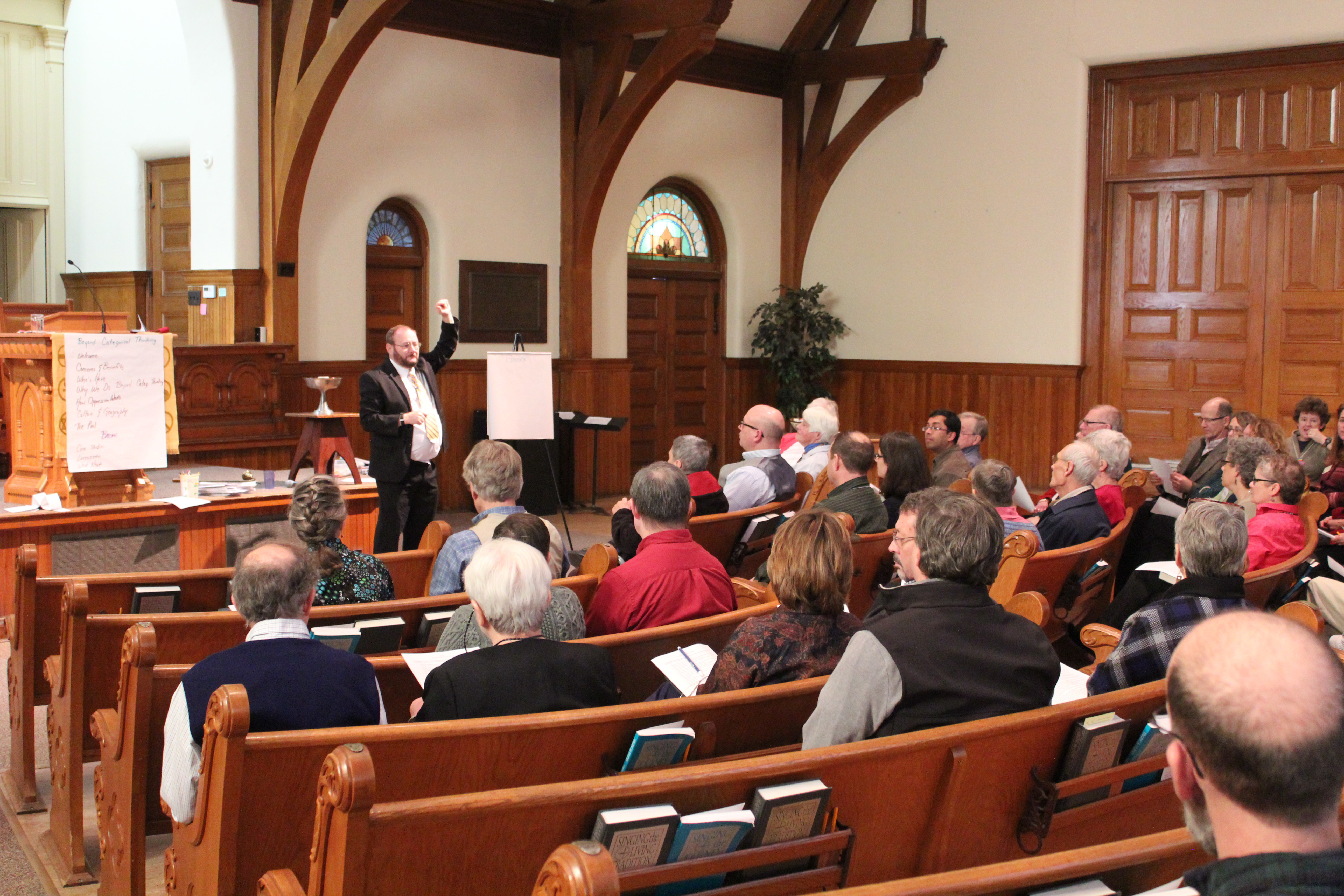 The Rev. Keith Kron led the BCT workshop on December 6.